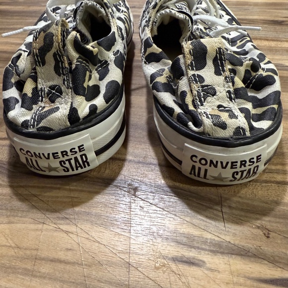 Womens Converse Chuck Taylor All Star Shoreline Knit Slip Low Top(Cheetah) - Picture 3 of 5